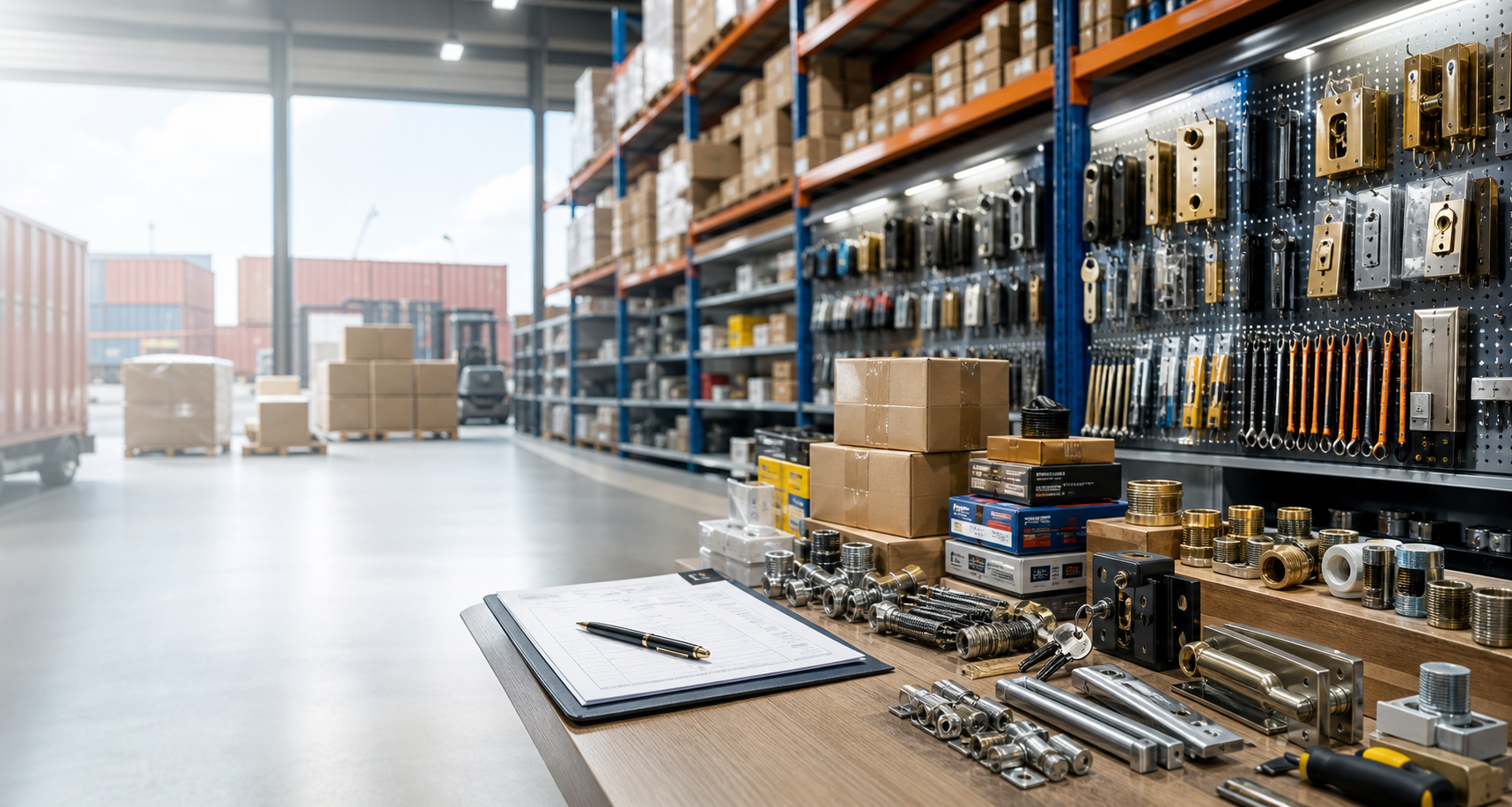 QBC Trading hardware import warehouse and product showroom